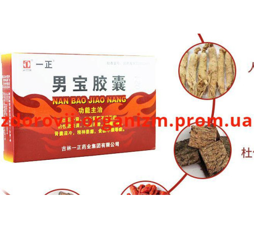 Препарат Nan Bao Jiao Nang для потенції
