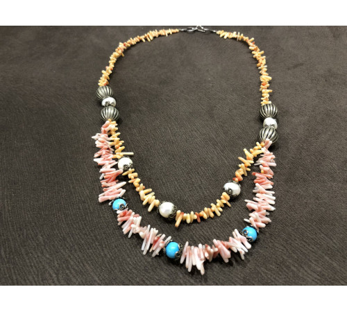 Коралова прикраса з перлами Таїланд