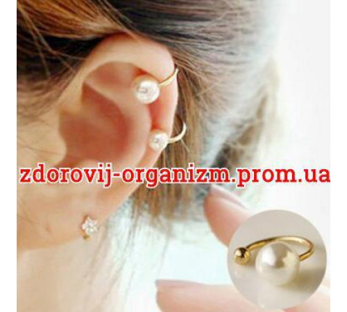 Сережки з натуральних білих перлів острова Хайнань Санья Haiyu Pearl