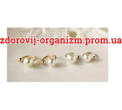 Сережки з натуральних білих перлів острова Хайнань Санья Haiyu Pearl