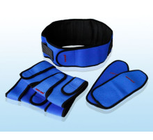 Турмаліновий комплект синій (напульсники, пояс, наколінники)