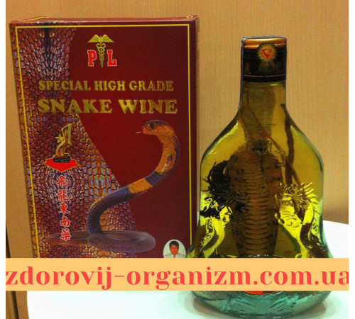 Терапевтична настоянка, на кобрі та чорному скорпіоні 630ml VIP (у коробці) для поліпшення потенції