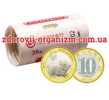 Китайські Ювілейні 10 Юань для Великої удачі та везіння