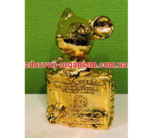 Золотий Мангуст із американською купюрою на залучення багатства