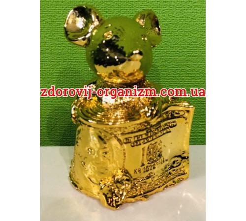 Золотий Мангуст із американською купюрою на залучення багатства