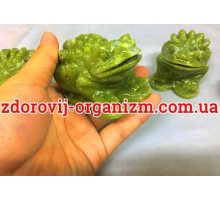 Грошова жаба з натурального нефриту на 2021 рік