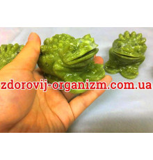 Грошова жаба з натурального нефриту на 2021 рік