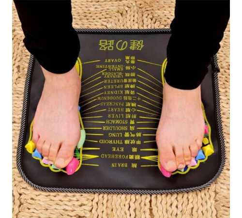 Масажний килимок для ніг із турмаліном