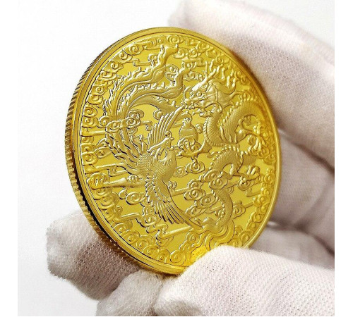 Успішна монета Дракон і фенікс Успіх