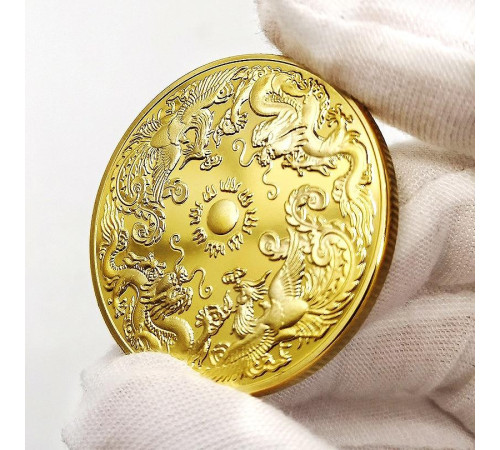 Успішна монета Дракон і фенікс Успіх