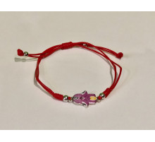 Браслет Червона Нитка оберег на руку Хамса або Рука Фатіми Вековий Схід