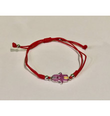 Браслет Червона Нитка оберег на руку Хамса або Рука Фатіми Вековий Схід