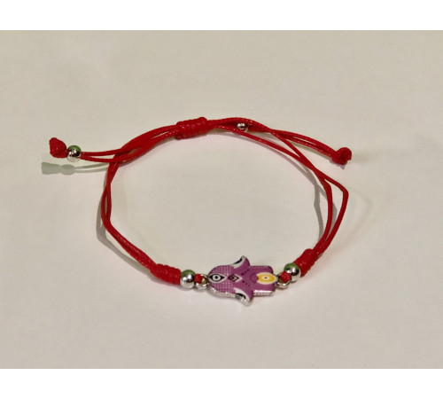 Браслет Червона Нитка оберег на руку Хамса або Рука Фатіми Вековий Схід