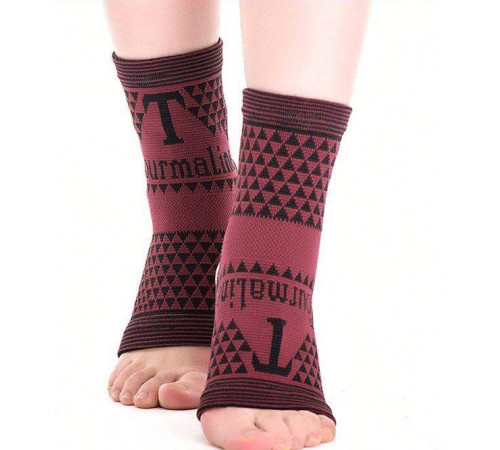 Бандаж на гомілковостоп (турмалінова накладка на гомілковостоп еластичний, пара) Вековий Схід