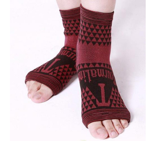 Бандаж на гомілковостоп (турмалінова накладка на гомілковостоп еластичний, пара) Вековий Схід