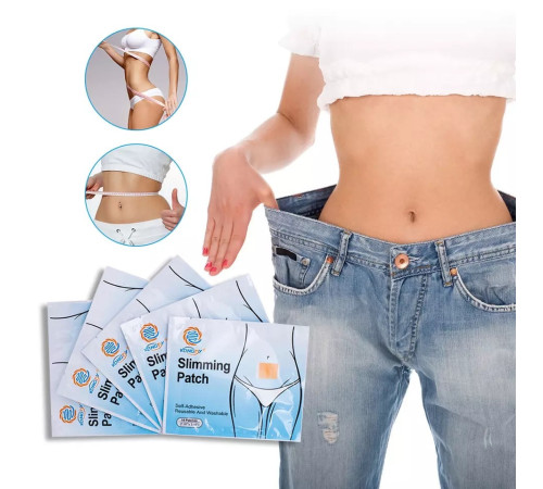 Турмаліновий пластир у разі зниження ваги та корекції фігури Slimming Patch 10 шт.