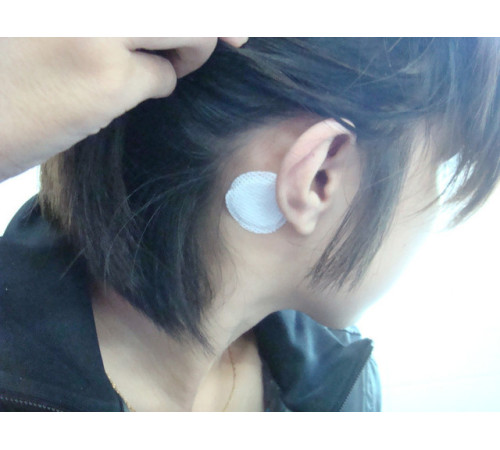 Турмаліновий магнітний пластир від шуму у вухах, від заколисування, від морської хвори 5 шт.