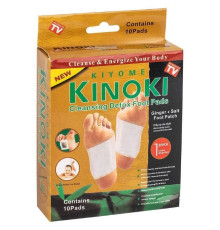 Пластир на стопи для чищення лімфи, виведення токсинів KINOKI 5 пар