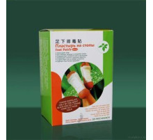 Пластирі на стопи Foot patch для виведення токсинів 20 штук