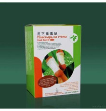 Пластирі на стопи Foot patch для виведення токсинів 20 штук
