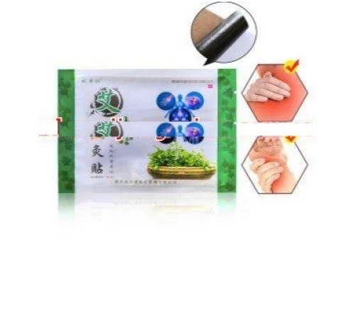 Пластир від болю в колінних суглобах турмаліновий 6 штук