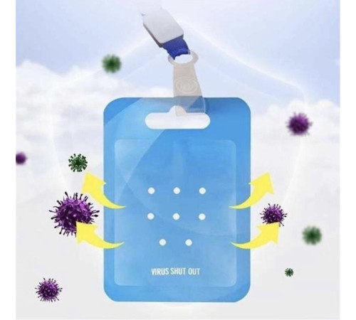 Картка від вірусної інфекції на шнурку