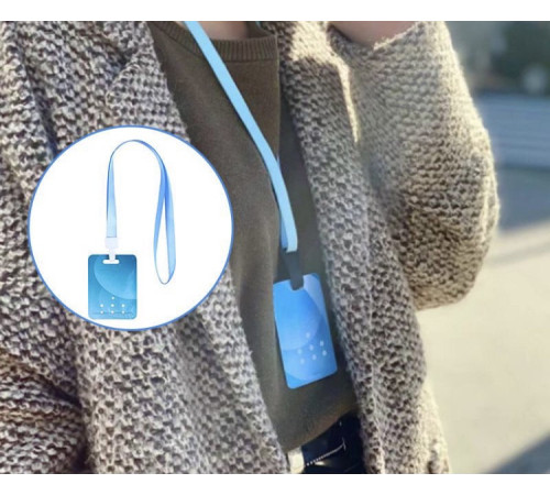 Картка від вірусної інфекції на шнурку