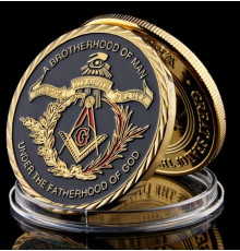Масонська монета багатства "Відцвяцтво Бога"