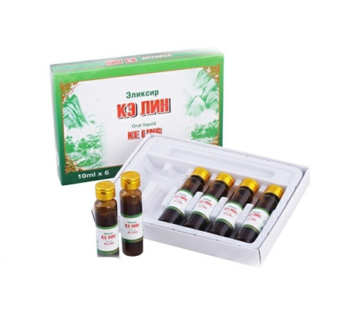 Еліксир «Ке лін» Ke Ling під час кашлю