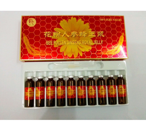 Маточне Еліксир Молочко з женьшенем (Ginseng Tianma Royal Jelly)