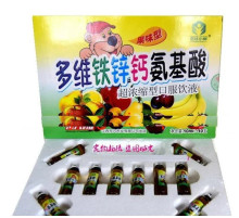 Питний фруктовий комплекс Цинк, Кальцій і амінокислоти 10*10 мл для дітей Вековий Схід