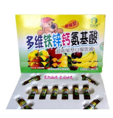 Питний фруктовий комплекс Цинк, Кальцій і амінокислоти 10*10 мл для дітей Вековий Схід