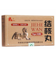 Пилюлі у разі туберкульозу легень і кісток Jiehe Wan 10 шт.