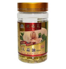 Часникова олія Big garlic oil загальнозміцнювальний засіб з аліцином Ou Fu Lai 200 капсул