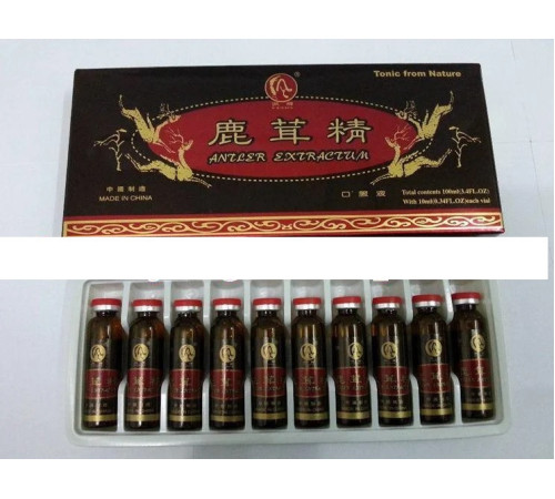 Еліксир із пант оленя Antler exstract 10х10