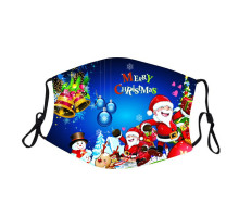 Захисна турмалінова маска з малюнком «Merry Christmas»