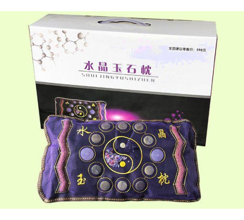 Турмалінова подушка з нефритом магнітами та мінералами трав