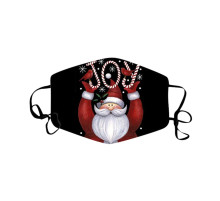 Захисна турмалінова маска з малюнком «Новорічний Дід Мороз Радість»