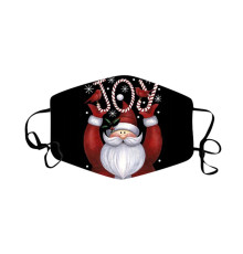 Захисна турмалінова маска з малюнком «Новорічний Дід Мороз Радість»