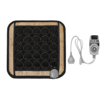 Турнієвий килимок гріючий турмалін із підігрівом Вековий Схід 50x50