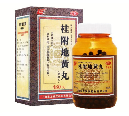 Пилюлі Гуй Фу Ді Хуан Вань Gui Fu Di Huang Wan" 480шт Вековий Схід