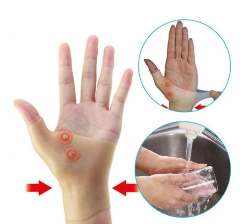 Турмалінова Магнітна терапевтична рукавичка на зап'ястку від артриту