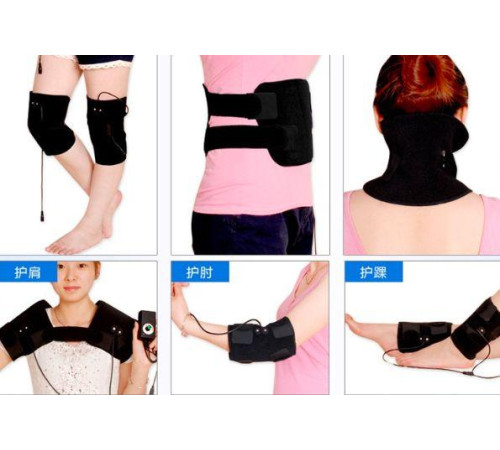 Турмаліновий грівальний комплект моксу наколінники, наплічники, шийна, накладники, пояс