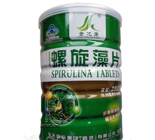 Натуральна спіруліна — 2000 таблеток по 250 мг