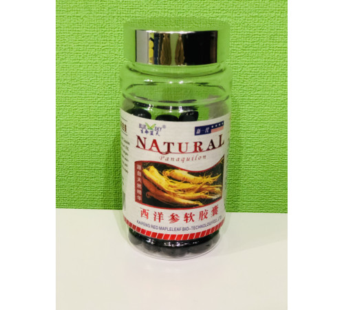 Женьшень у капсулах Panaquilon Общескріплювальний і Тонізувальний 100 шт.