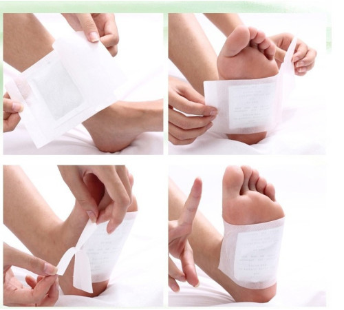 Турмаліновий стопний пластир для чищення крові та лімфи Векового Сходу 20 штук