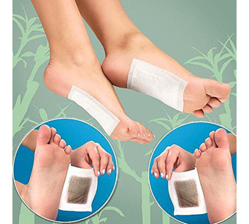 Турмаліновий стопний пластир для чищення крові та лімфи Векового Сходу 20 штук