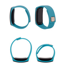 Турмаліновий спортивний світлодіодний годинник силіконовий вологонепроникний сірий