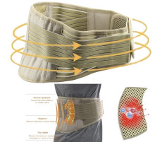 Турмаліновий пояс корсет для спини з титаном і магнітами ортопедичний Вековий Схід