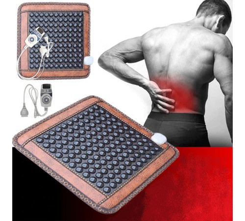 Турманієвий килимок із чорним турмаліном із підігрівом накладка 50Х50